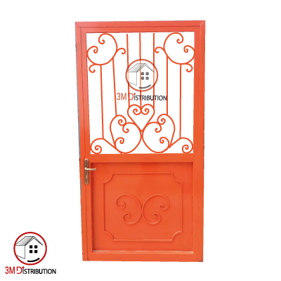 Porte en Fer-motif DDL-210x80cm - 3M Distribution